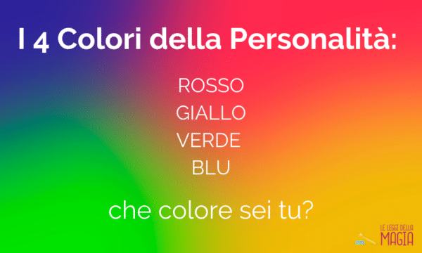 significato colori personalità